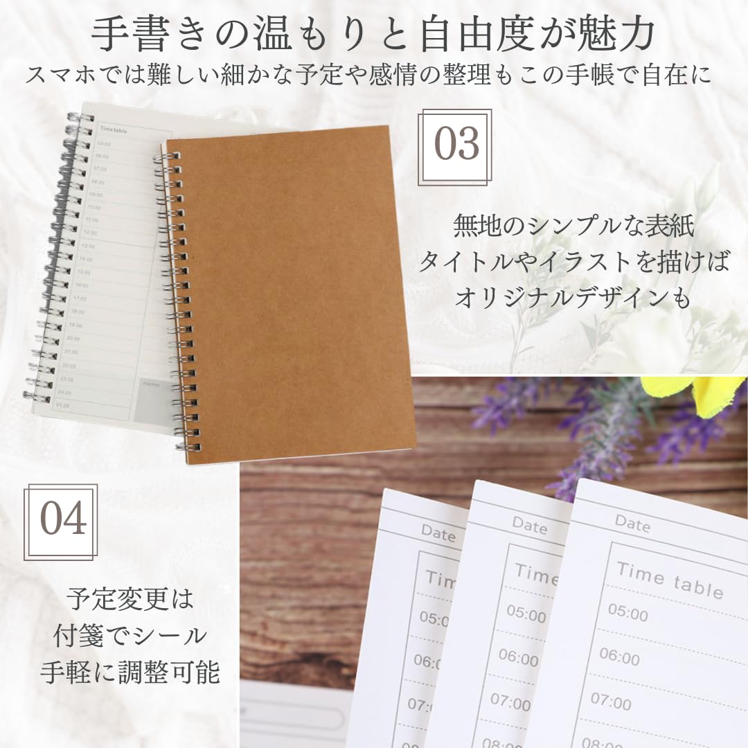 Amazon.co.jp: I'm so happy todoリスト スケジュール帳 一日 メモ帳